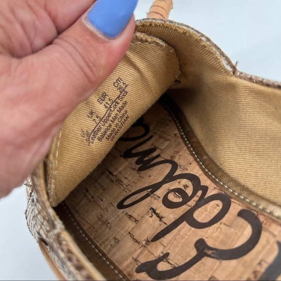 SAM Edelman gold loafers size 9.5 - Picture 6 of 8